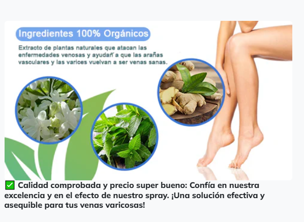 Spray Venas Varices (120ML) + Splash Relajante (60ML)