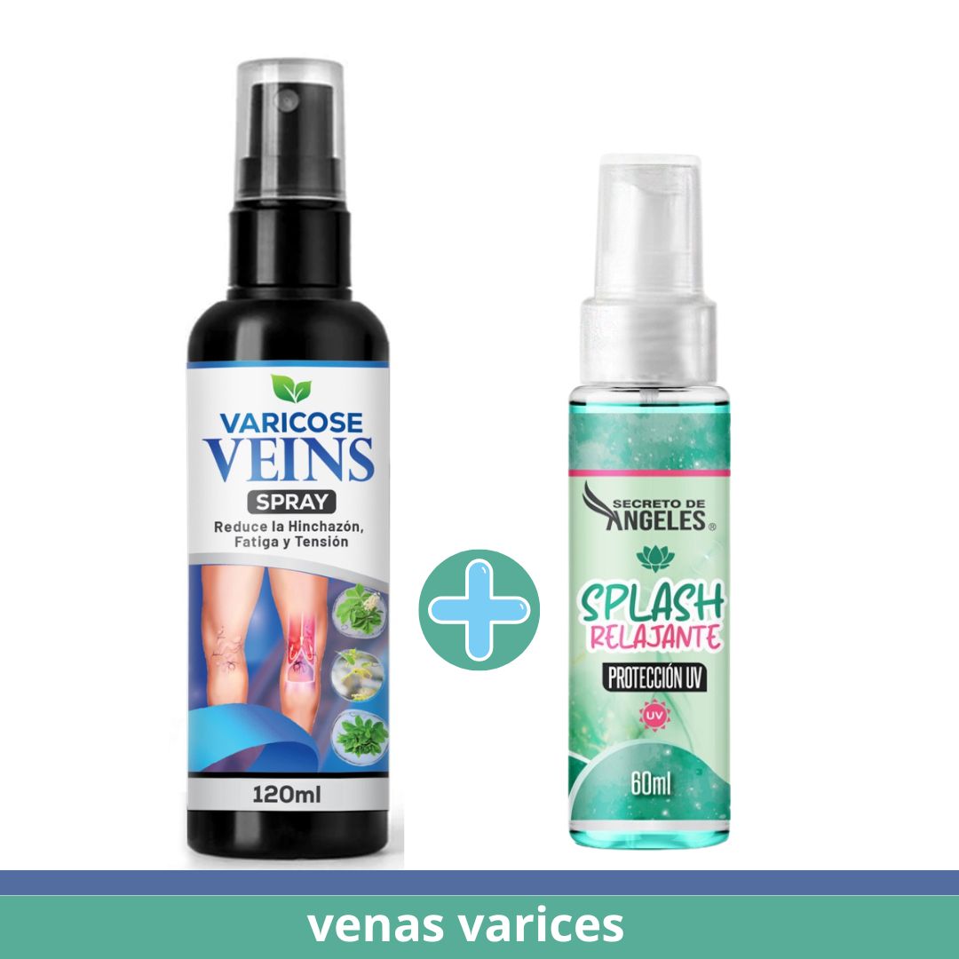 Spray Venas Varices (120ML) + Splash Relajante (60ML)